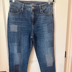 Chico's So Slimming Girlfriend Slim Leg Crop Woman's Jeans Sz. 8